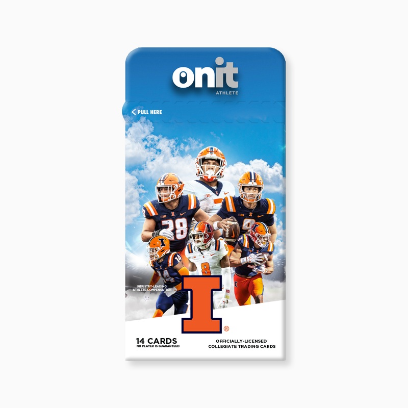 University of Illinois 2024 Football Trading Cards – Single Pack