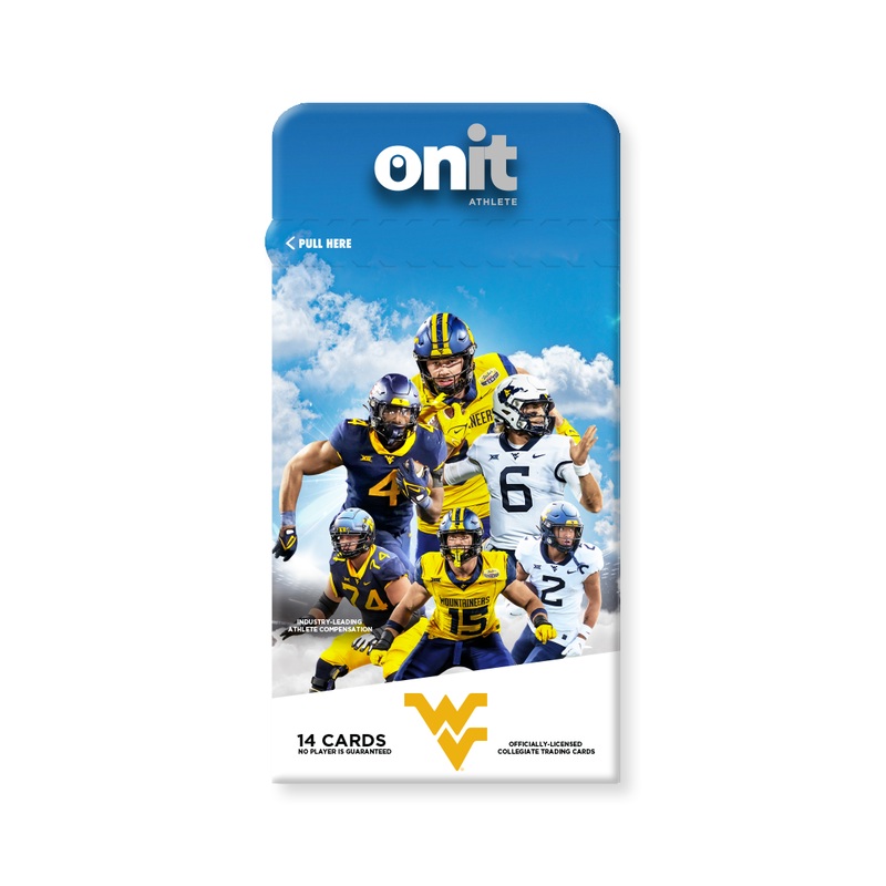 West Virginia University 2024 Football Trading Cards – Single Pack