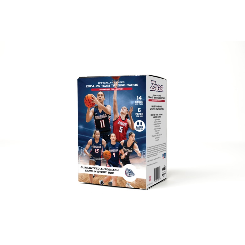 Gonzaga University NIL Women’s Basketball – 2024-25 Signature Trading Cards – Platinum Box with Guaranteed Autograph