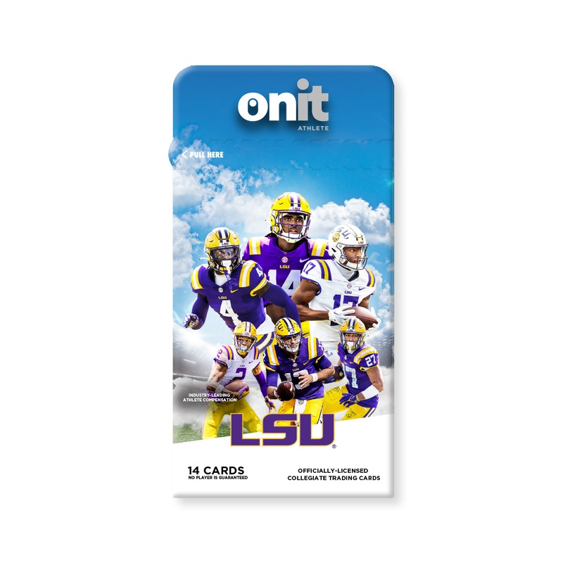LSU 2024 Football Trading Cards – Single Pack