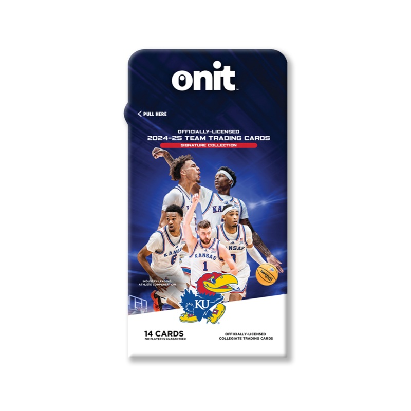 University of Kansas NIL Men’s Basketball – 2024-25 Signature Trading Cards – Single Pack