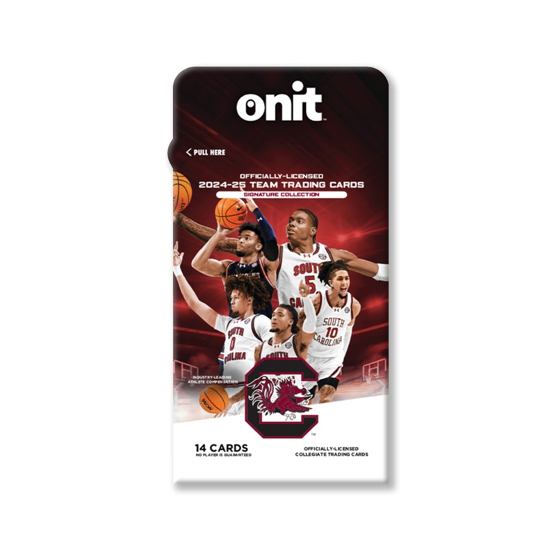 University of South Carolina NIL Men’s Basketball – 2024-25 Signature Trading Cards – Single Pack