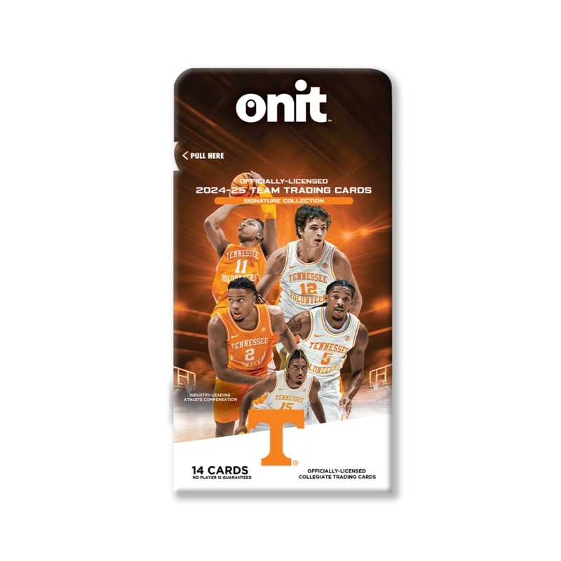 University of Tennessee NIL Men’s Basketball – 2024-25 Signature Trading Cards – Single Pack