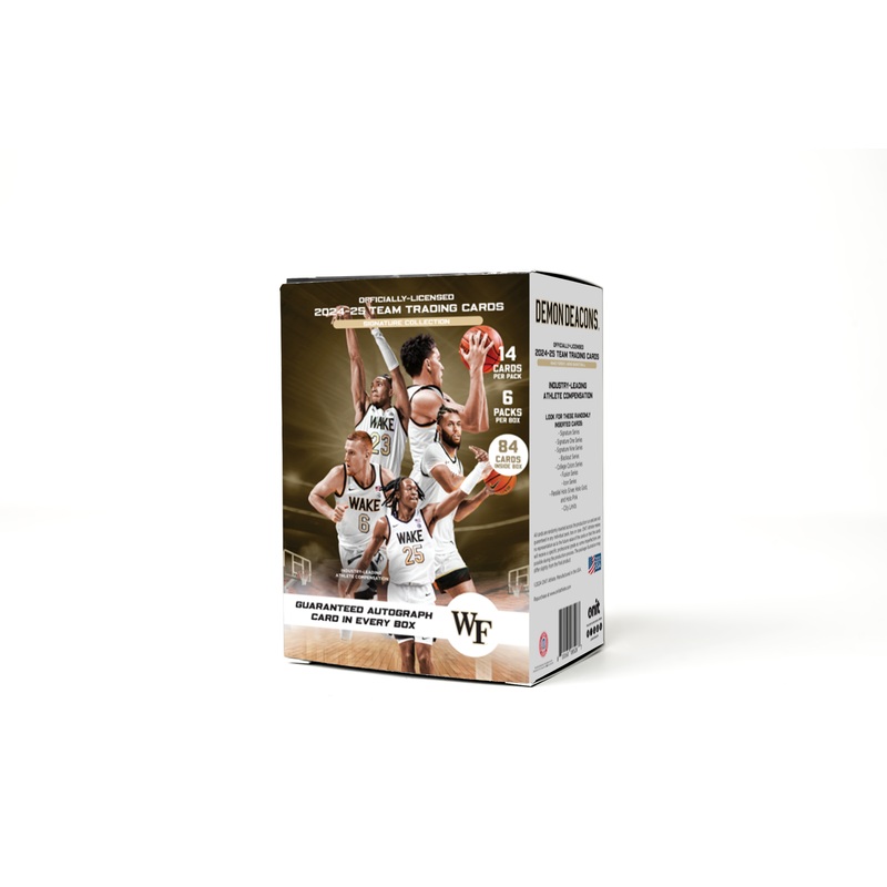Wake Forest University NIL Men’s Basketball – 2024-25 Signature Trading Cards – Platinum Box with Guaranteed Autograph