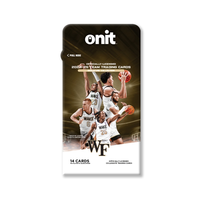 Wake Forest University NIL Men’s Basketball – 2024-25 Signature Trading Cards – Single Pack