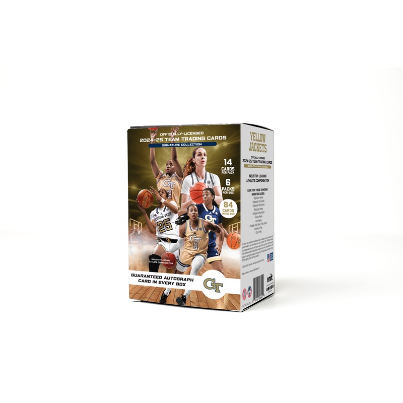 Georgia Tech 2024-25 Women’s Basketball Trading Cards – Platinum Box with Guaranteed Autograph