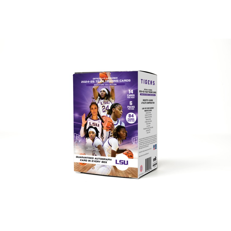 LSU 2024-2025 Women’s Basketball Trading Cards – Platinum Box with Guaranteed Autograph