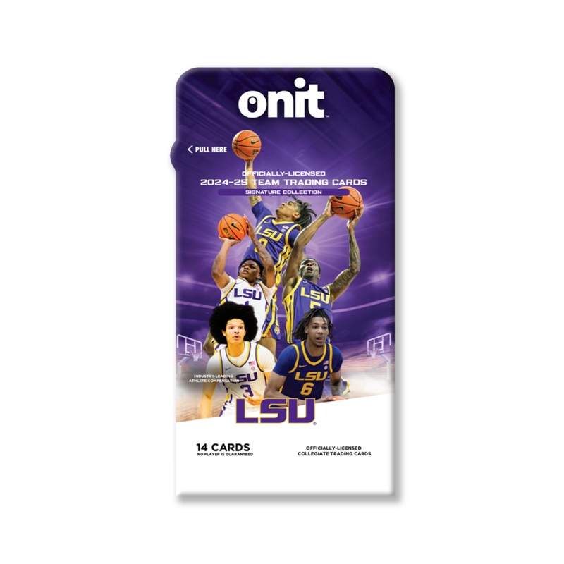 LSU 2024-25 Men’s Basketball Trading Cards – Single Pack