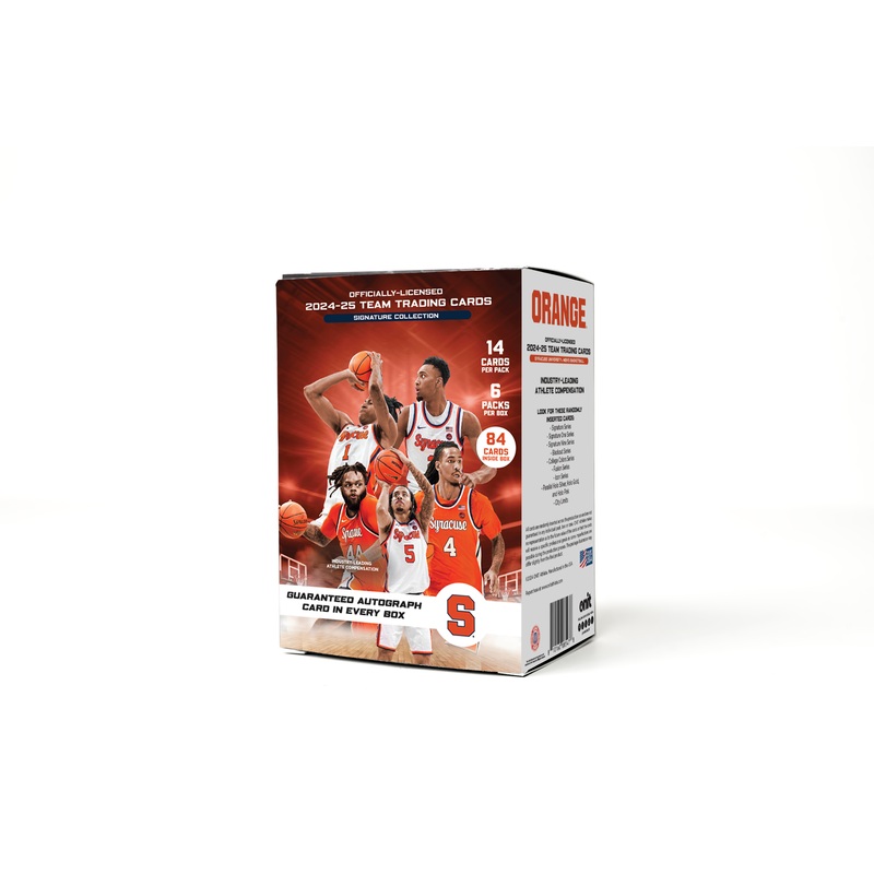 Syracuse University 2024-2025 Men’s Basketball Trading Cards – Platinum Box with Guaranteed Autograph