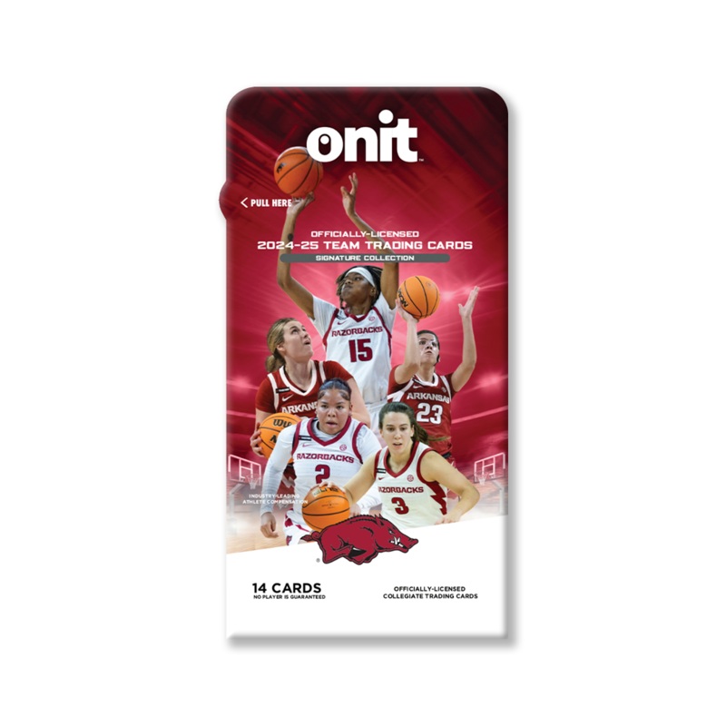 University of Arkansas 2024-25 Women’s Basketball Trading Cards – Single Pack