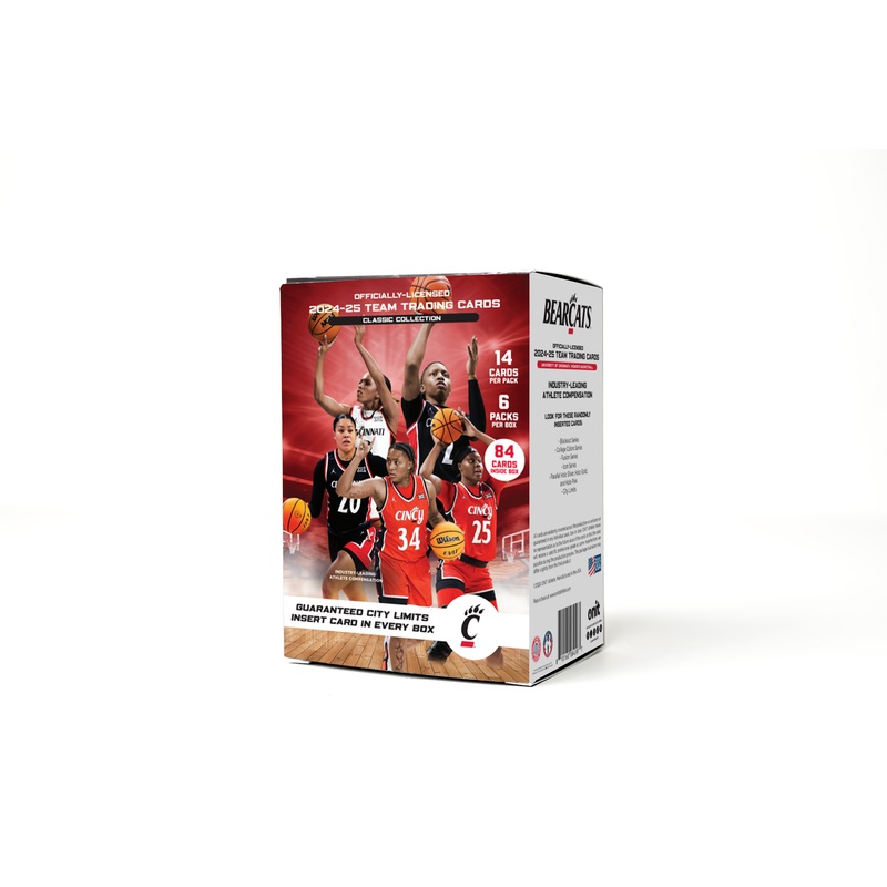 University of Cincinnati 2024-25 Women’s Basketball Trading Cards – Blaster Box