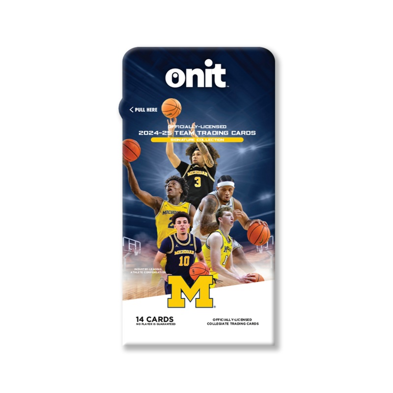 University of Michigan 2024-25 Men’s Basketball Trading Cards – Single Pack