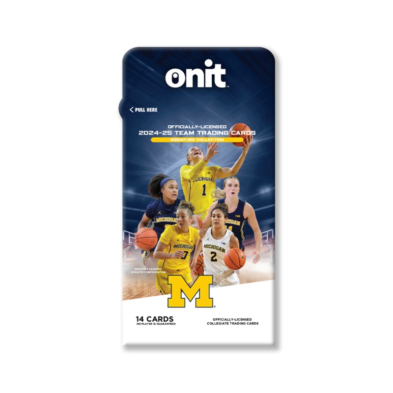 University of Michigan 2024-25 Women’s Basketball Trading Cards – Single Pack