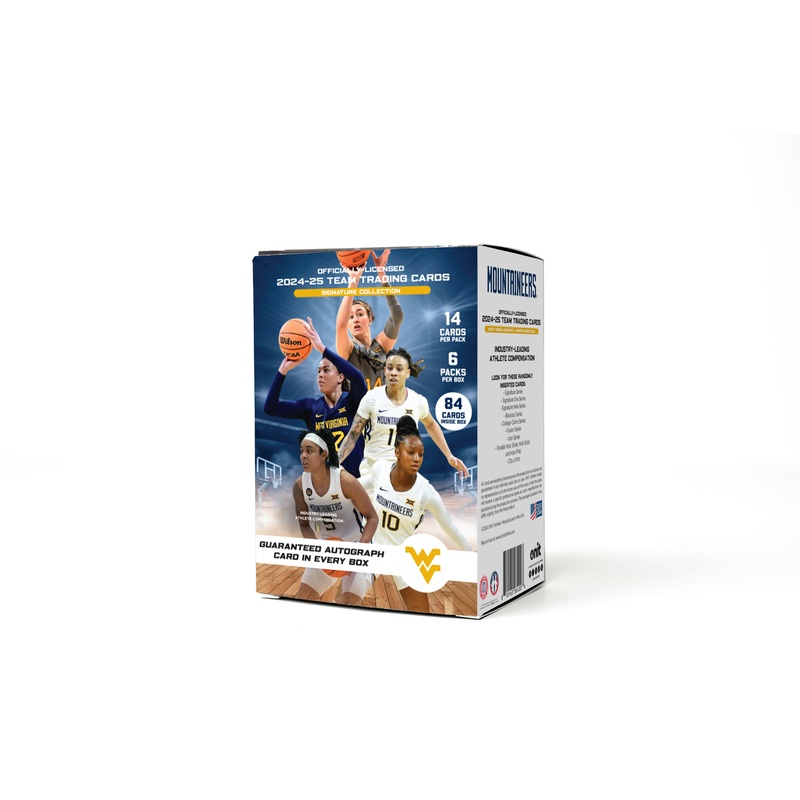 West Virginia University 2024-25 Women’s Basketball Trading Cards – Platinum Box with Guaranteed Autograph