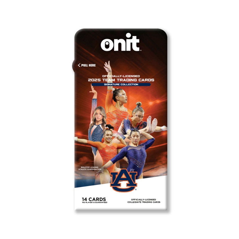 Auburn University 2024-25 Gymnastics Trading Cards – Single Pack
