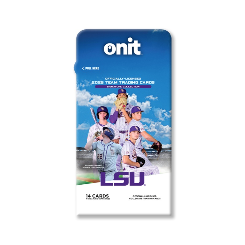 LSU 2025 Baseball Trading Cards – Single Pack
