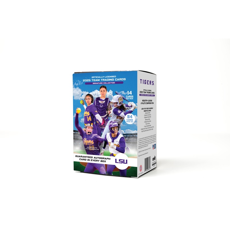 LSU 2025 Softball Trading Cards – Platinum Box with Guaranteed Autograph