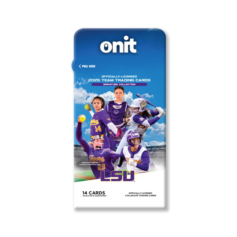LSU 2025 Softball Trading Cards – Single Pack
