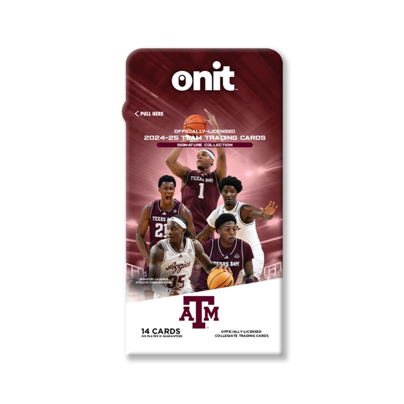 Texas A&M University 2024-25 Men’s Basketball Trading Cards – Single Pack