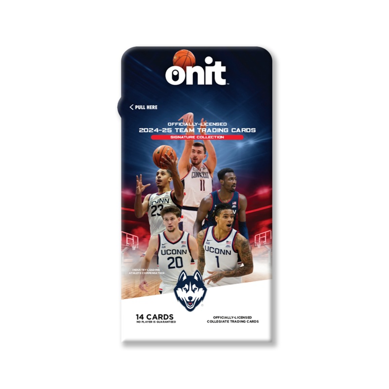 UConn 2024-25 Men’s Basketball Trading Cards – Single Pack