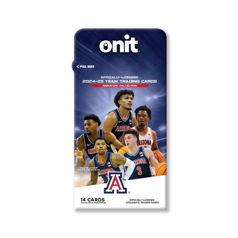 University of Arizona 2024-25 Men’s Basketball Trading Cards – Single Pack