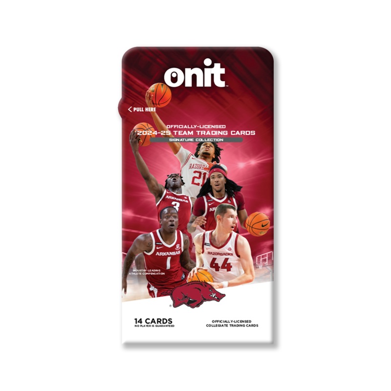 University of Arkansas 2024-25 Men’s Basketball Trading Cards – Single Pack