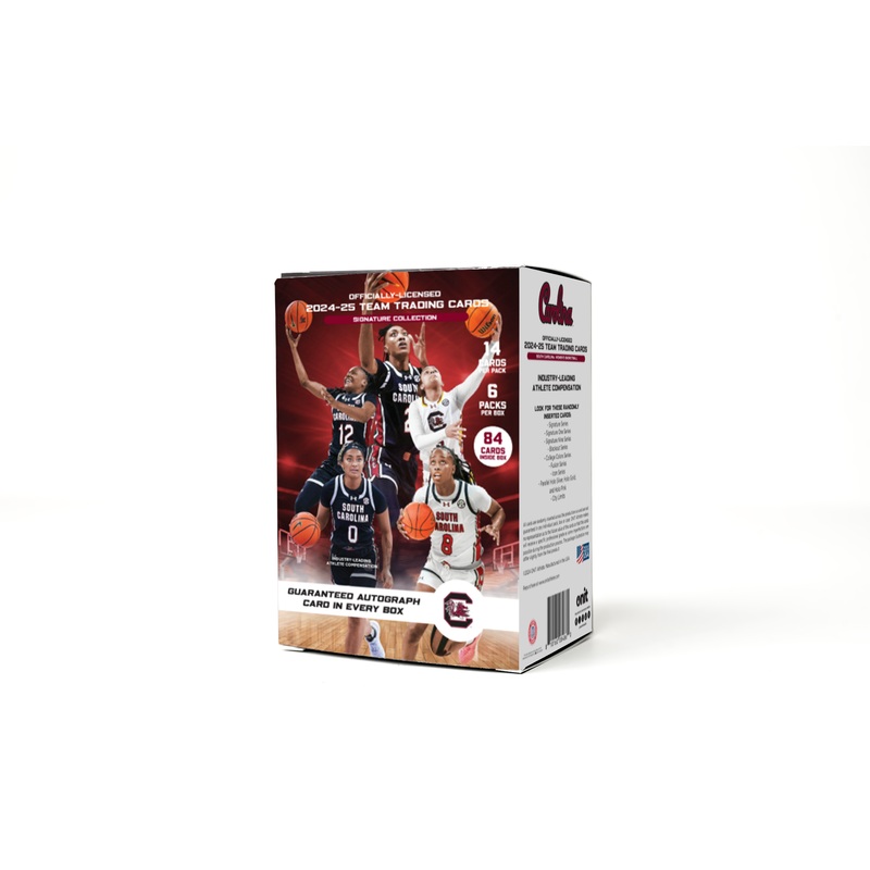 University of South Carolina 2024-25 Women’s Basketball Trading Cards – Platinum Box with Guaranteed Autograph