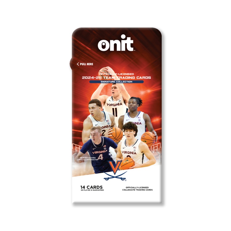 University of Virginia 2024-25 Men’s Basketball Trading Cards – Single Pack