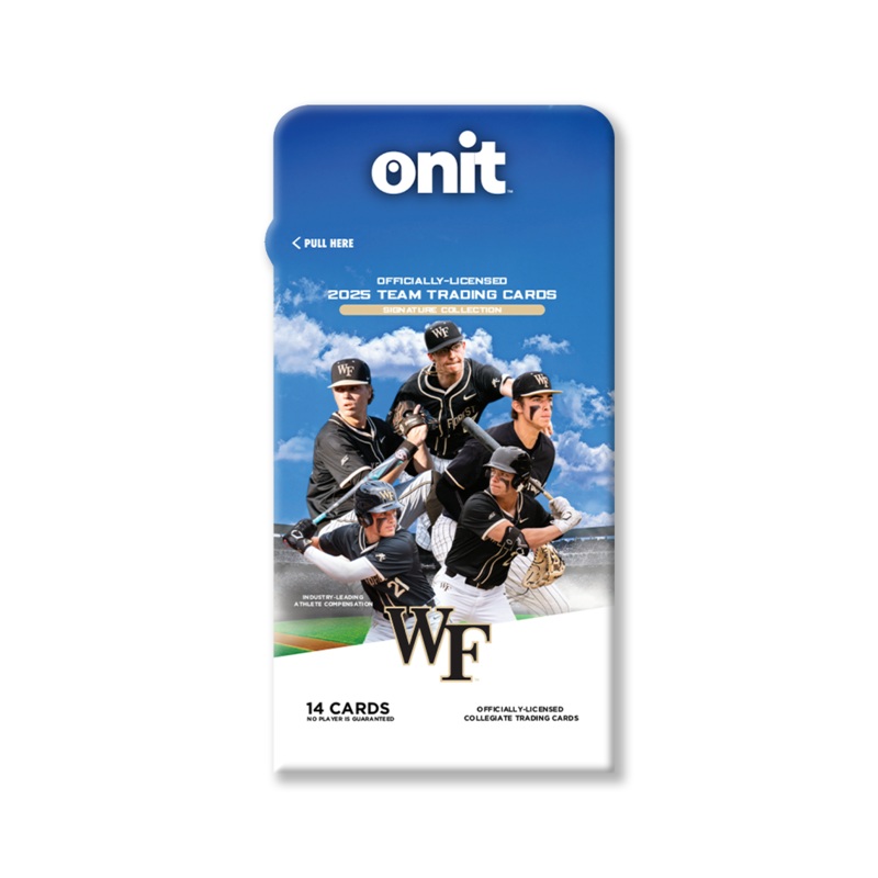 Wake Forest University 2025 Baseball Trading Cards – Single Pack