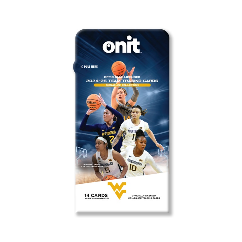 West Virginia University 2024-25 Women’s Basketball Trading Cards – Single Pack
