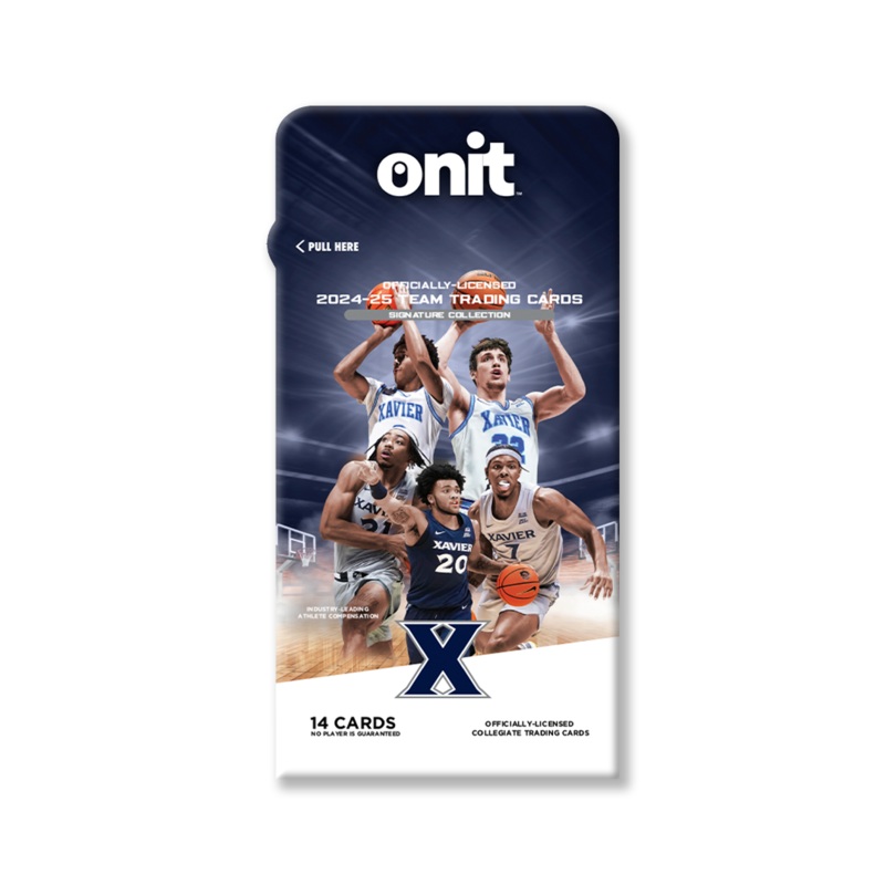 Xavier University 2024-25 Men’s Basketball Trading Cards – Single Pack