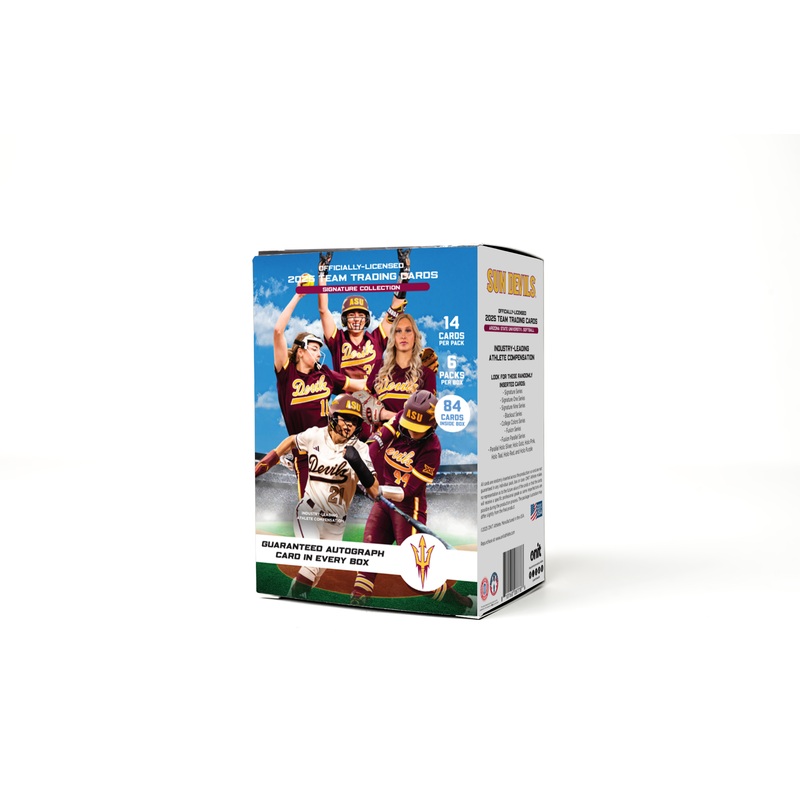 Arizona State University 2025 Softball Trading Cards – Platinum Box with Guaranteed Autograph