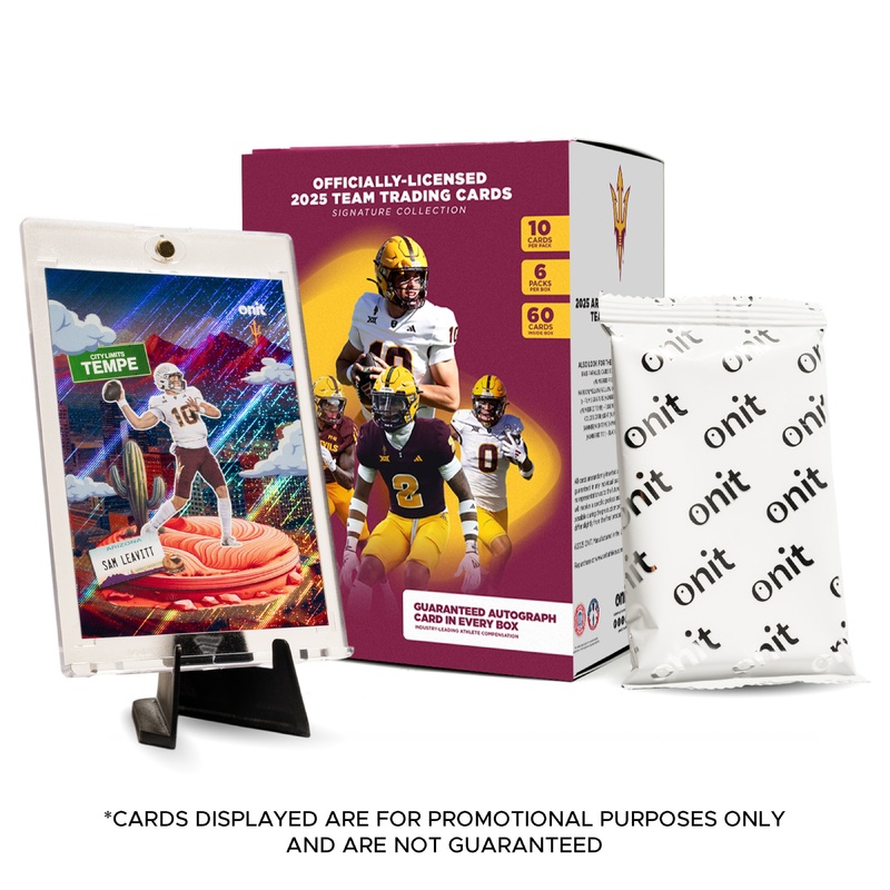 Arizona State University Football 2025 Trading Cards – Platinum Box (Guaranteed Autograph)