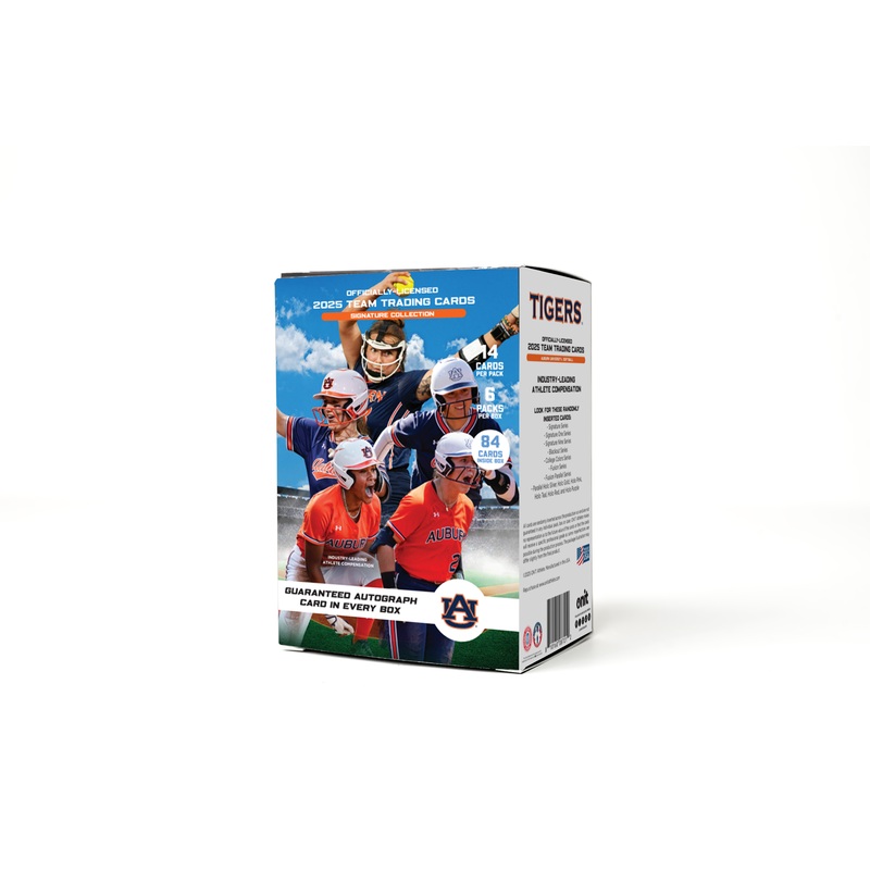 Auburn University 2025 Softball Trading Cards – Platinum Box with Guaranteed Autograph