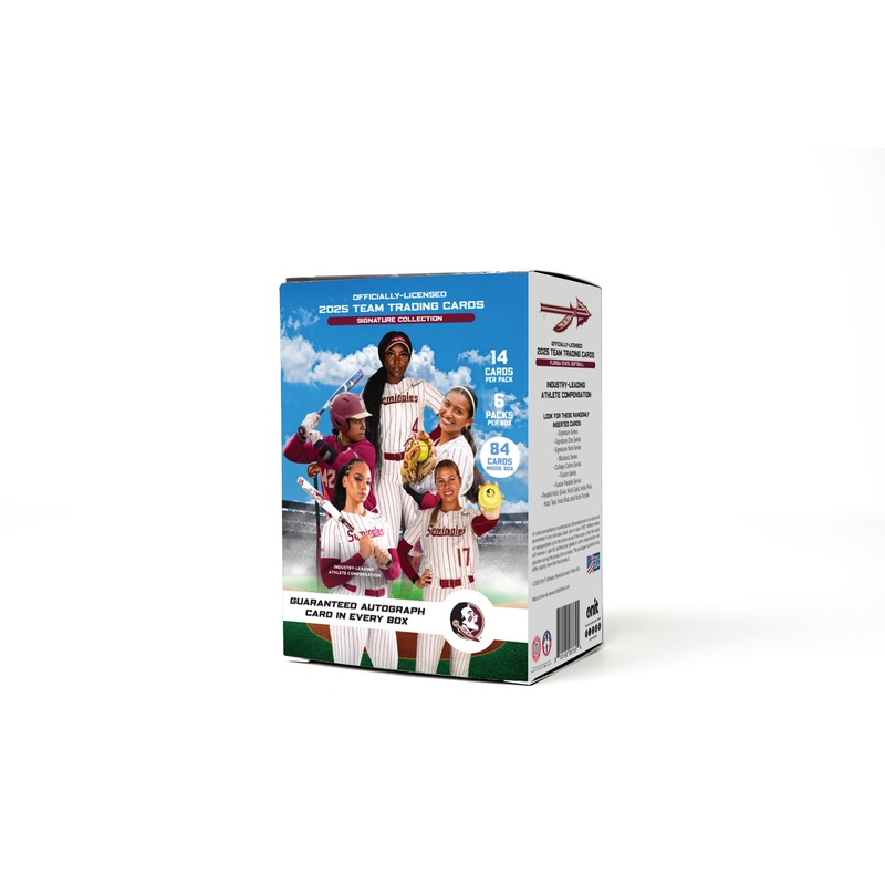 Florida State University 2025 Softball Trading Cards – Platinum Box with Guaranteed Autograph