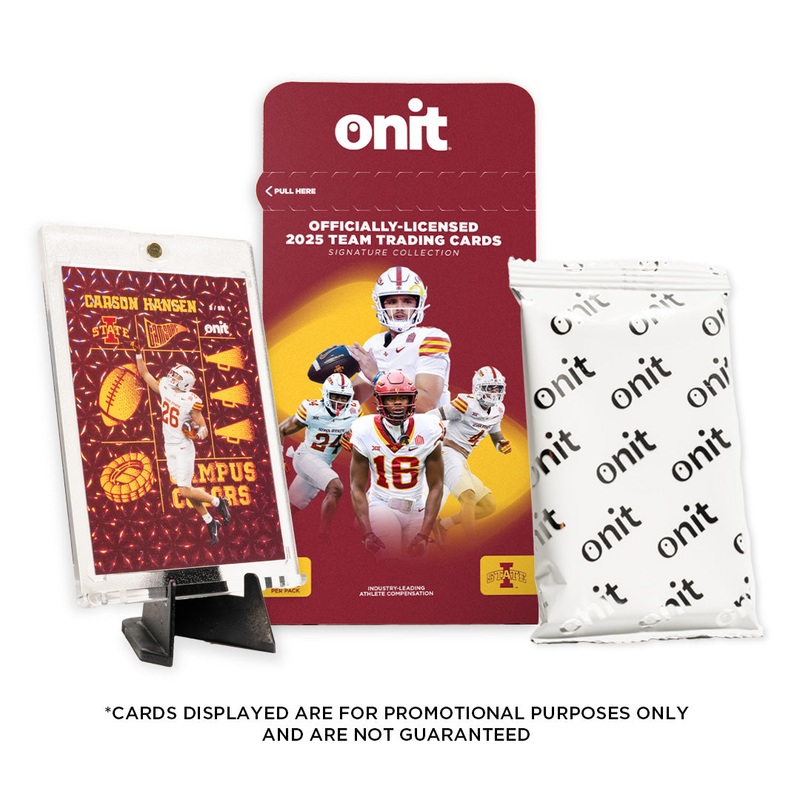 Iowa State University Football 2025 Trading Cards – Single Pack