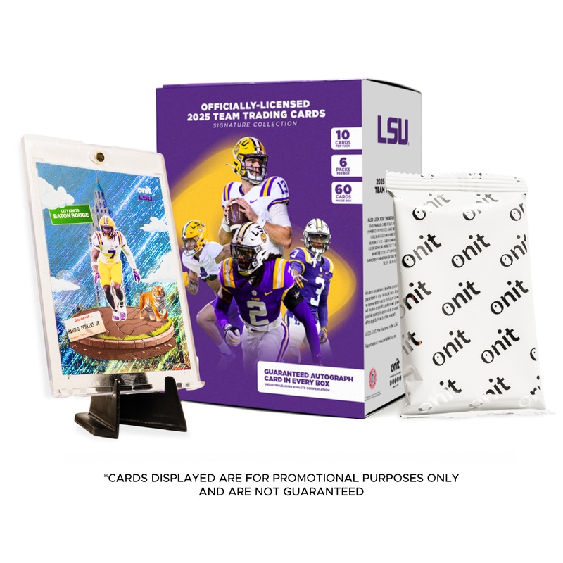 LSU Football 2025 Trading Cards – Platinum Box (Guaranteed Autograph)