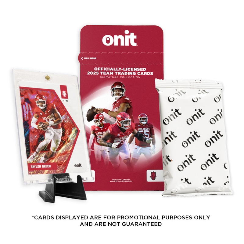University of Arkansas Football 2025 Trading Cards – Single Pack