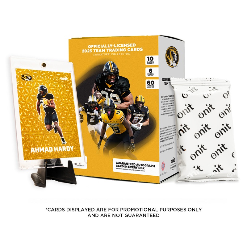 University of Missouri Football 2025 Trading Cards – Platinum Box (Guaranteed Autograph)