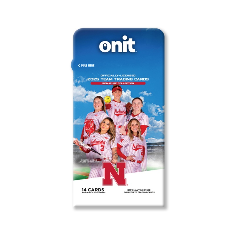 University of Nebraska 2025 Softball Trading Cards – Single Pack