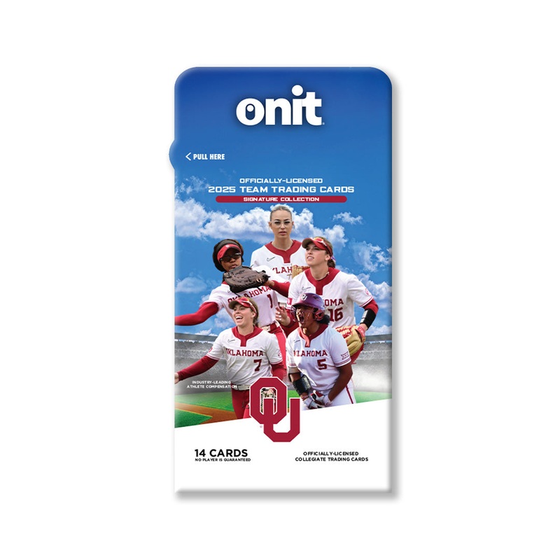 University of Oklahoma 2025 Softball Trading Cards – Single Pack