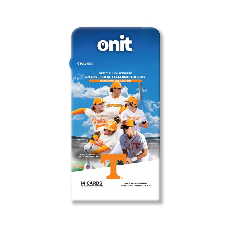 University of Tennessee 2025 Baseball Trading Cards – Single Pack