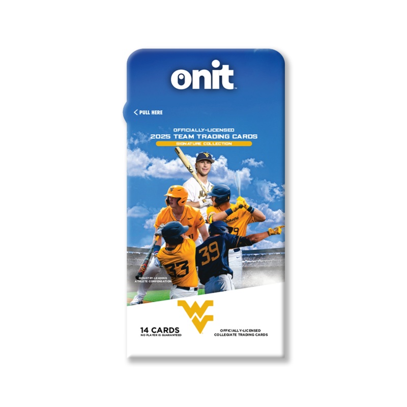West Virginia University 2025 Baseball Trading Cards – Single Pack