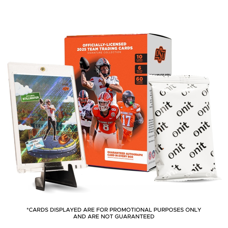 Oklahoma State University Football 2025 Trading Cards – Platinum Box