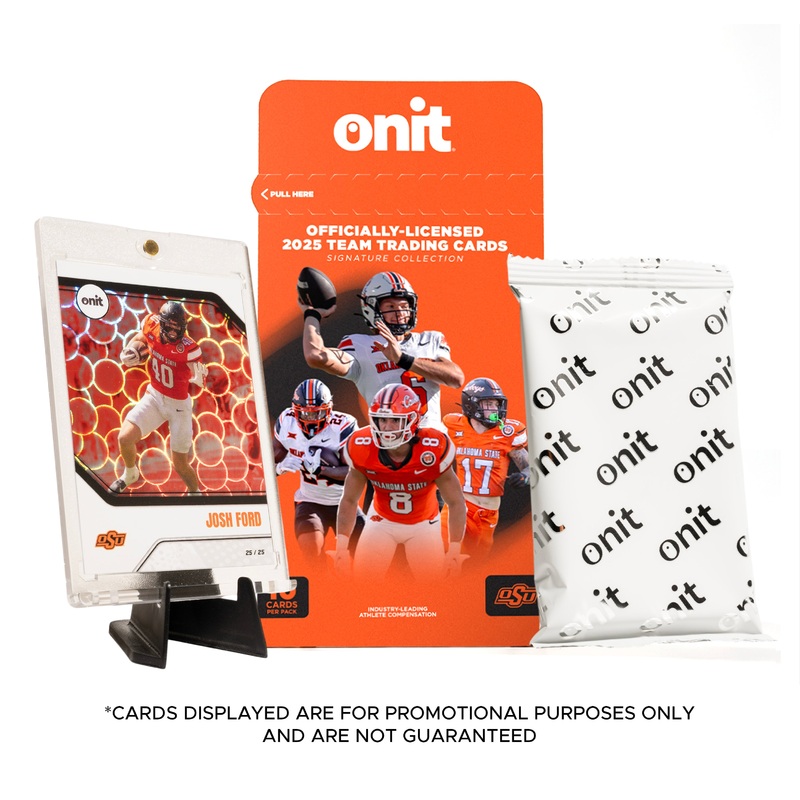 Oklahoma State University Football 2025 Trading Cards – Single Pack