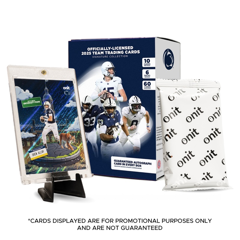 Penn State University Football 2025 Trading Cards – Platinum Box (Guaranteed Autograph)
