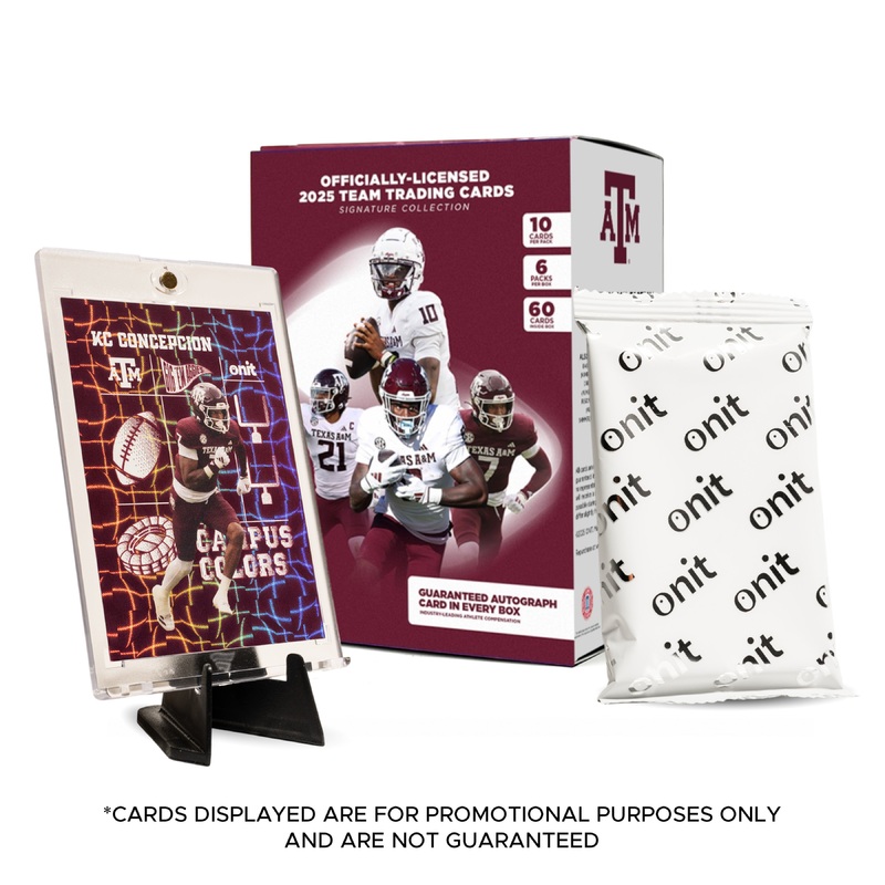 Texas A&M University Football 2025 Trading Cards – Platinum Box (GUARANTEED Autograph)