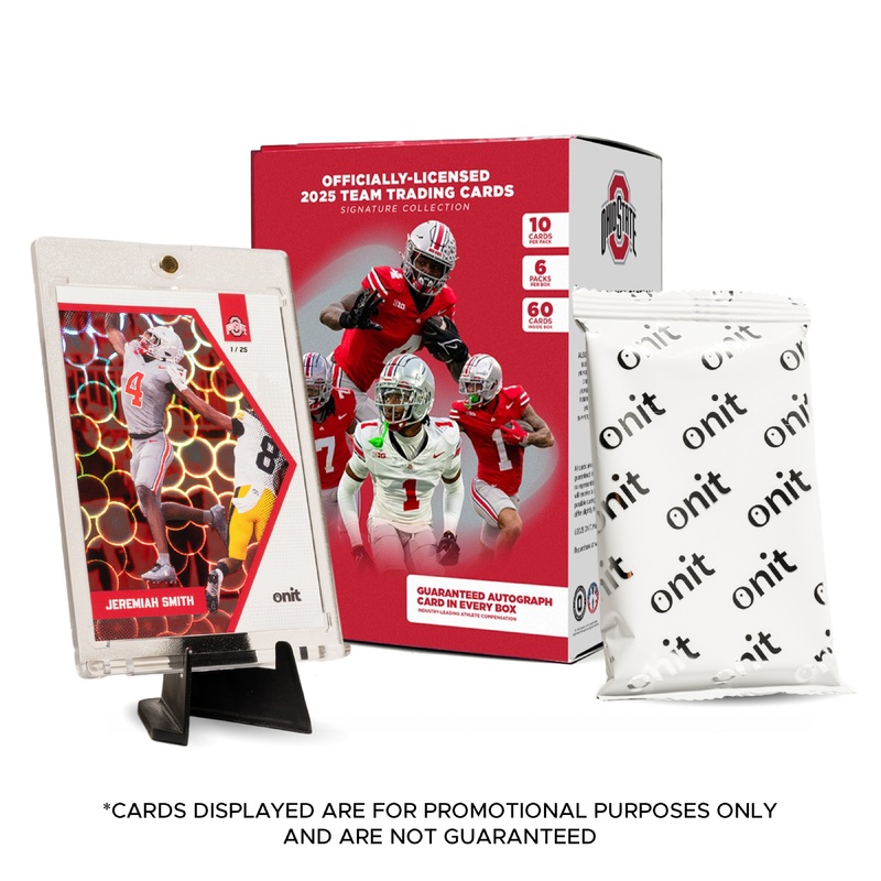 The Ohio State University Football 2025 Trading Cards – Platinum Box (Guaranteed Autograph)