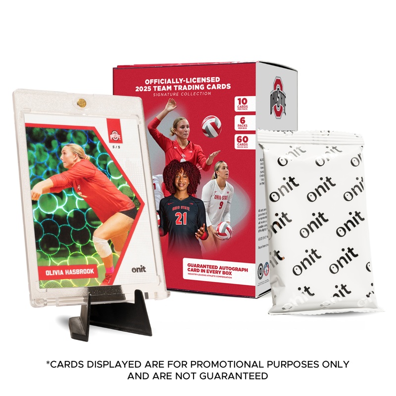 The Ohio State University Volleyball 2025 Trading Cards – Platinum Box (Guaranteed Autograph)