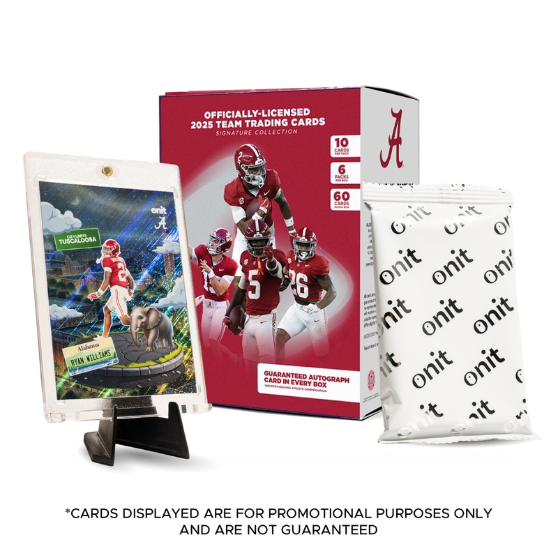 University of Alabama Football 2025 Trading Cards – Platinum Box